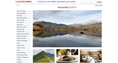 Desktop Screenshot of lakesandcumbria.com